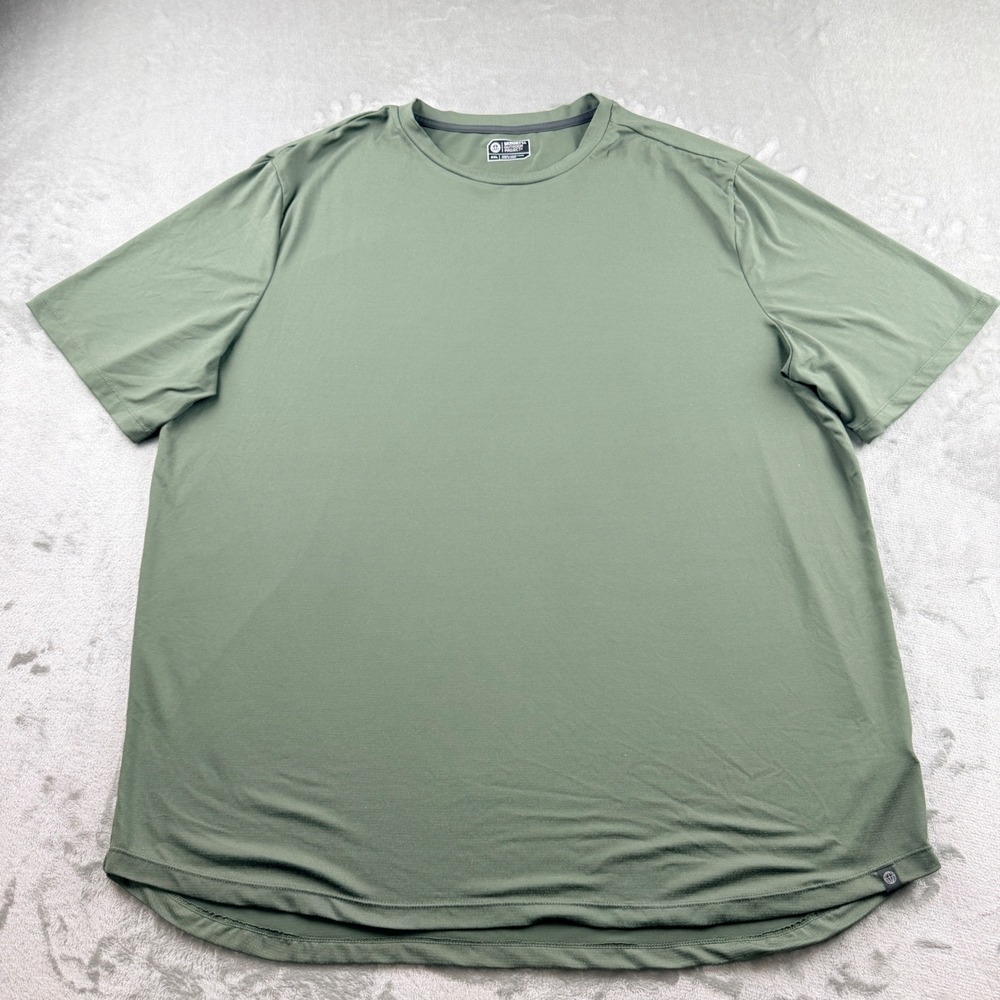 Mondetta Outdoor Project Men's XXL Green Active T-Shirt‎ Performance Top RN88201